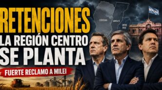 Gobernadores de Córdoba, Santa Fe y Entre Ríos reclaman la eliminación de las retenciones y desafían al gobierno de Javier Milei.