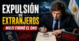 Javier Milei firma el DNU que habilita la expulsión de extranjeros en Argentina