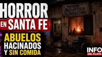 Geriátrico clandestino en Santa Fe donde adultos mayores fueron encontrados hacinados y sin comida tras un incendio.