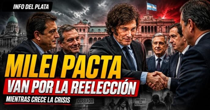Javier Milei acuerda con gobernadores mientras crece la crisis social en Argentina.