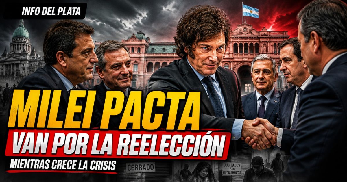 Javier Milei acuerda con gobernadores mientras crece la crisis social en Argentina.