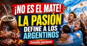 La pasión argentina supera al mate y al asado según un estudio nacional sobre la identidad del país.
