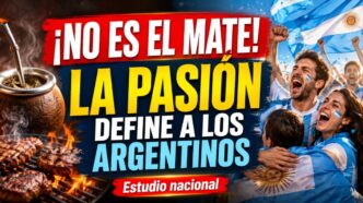 La pasión argentina supera al mate y al asado según un estudio nacional sobre la identidad del país.