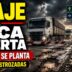 Camiones rumbo a Vaca Muerta atraviesan una ruta destruida de La Pampa ante el proyecto de cobrarles peaje.
