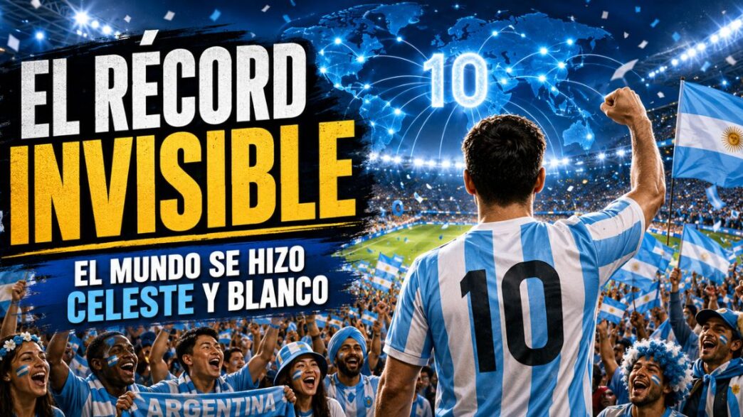 Miniatura viral sobre el récord invisible de Messi y los hinchas del mundo que se hicieron fanáticos de la Selección Argentina.