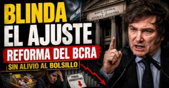 Javier Milei anuncia la reforma del Banco Central mientras profundiza el ajuste y cae el poder adquisitivo de los argentinos.