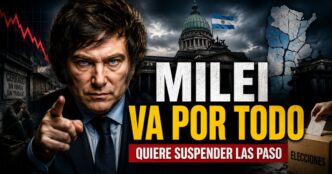 Javier Milei impulsa la suspensión de las PASO mientras crecen la crisis social, el desempleo y la preocupación por las elecciones de 2027.