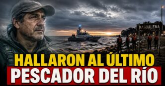 Hallaron al último pescador desaparecido en el Río de la Plata durante un operativo de búsqueda en Magdalena.