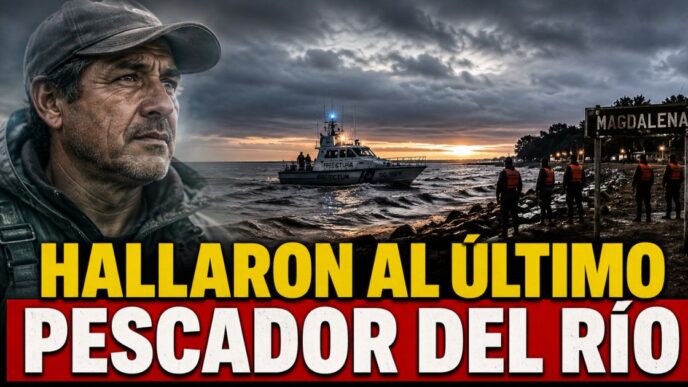 Hallaron al último pescador desaparecido en el Río de la Plata durante un operativo de búsqueda en Magdalena.