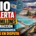 Conductor en el estudio de noticias de Info del Plata Noticias presentando informe especial sobre el crédito del BID a Posco para extraer litio en Salta y Catamarca.