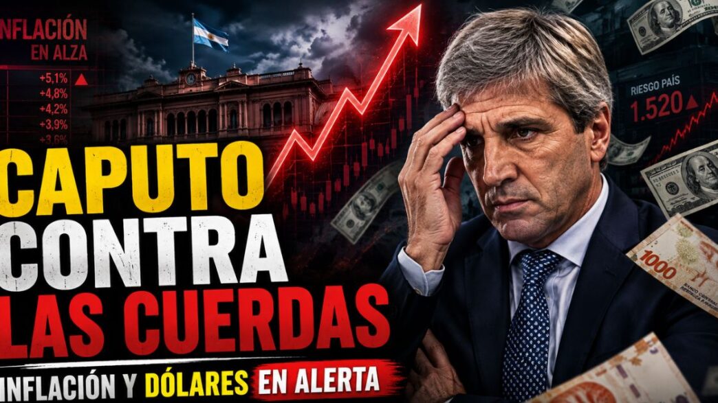 Caputo contra las cuerdas por la inflación y la búsqueda de dólares del Gobierno de Milei