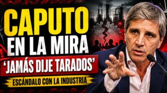 Luis Caputo y la industria en tensión tras la polémica por su frase sobre los “tarados”