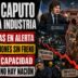 Conductor en estudio de televisión de Info del Plata Noticias presentando informe sobre el conflicto entre el Gobierno nacional y los industriales de la UIA.