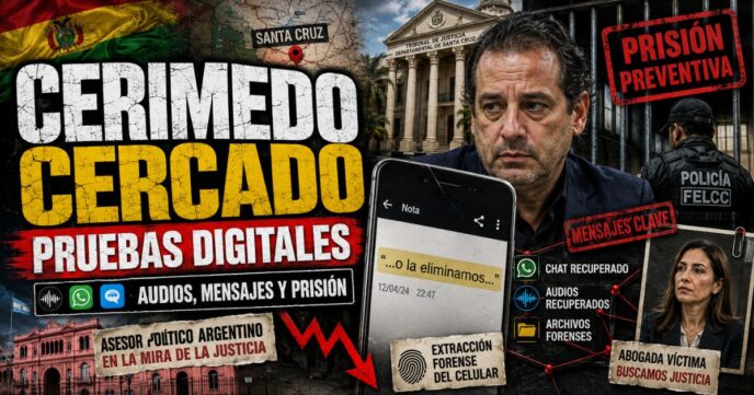 Conductor en el estudio de Info del Plata Noticias presentando informe especial sobre los mensajes y audios que involucran a Fernando Cerimedo en el ataque sicario a Nadia Beller.