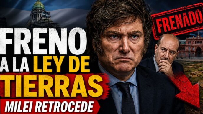 Gobierno frena la Ley de Tierras: Milei retrocede y Sturzenegger suma otra derrota política