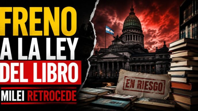 Milei frena la Ley del Libro tras el rechazo de librerías y editoriales a la desregulación