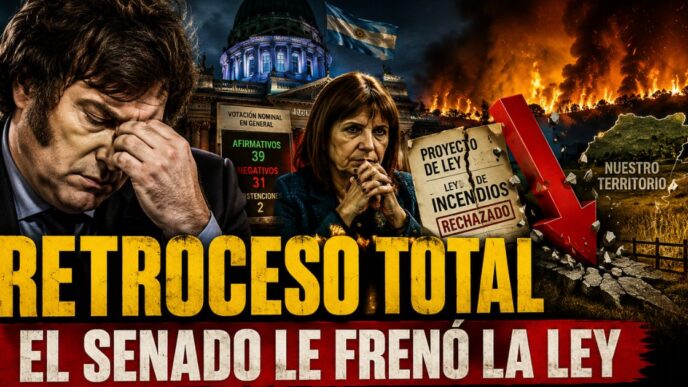 Milei retrocede en el Senado tras el freno a la reforma sobre tierras y la Ley de Manejo del Fuego