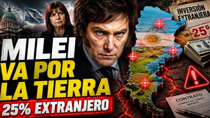 Milei y la Ley de Tierras: polémica por el aumento al 25% del límite para propiedad extranjera de tierras rurales en Argentina