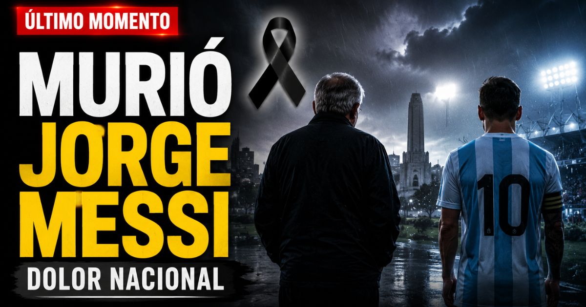 Murió Jorge Messi: dolor nacional por la muerte del padre de Lionel Messi en Rosario