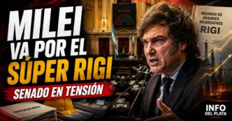 Javier Milei y el Súper RIGI en el Senado en una jornada de fuerte tensión política por grandes inversiones y propiedad privada