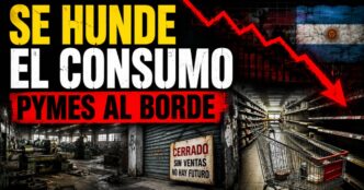 Caída del consumo interno en Argentina: pymes al borde, fábricas paralizadas y desplome de las ventas