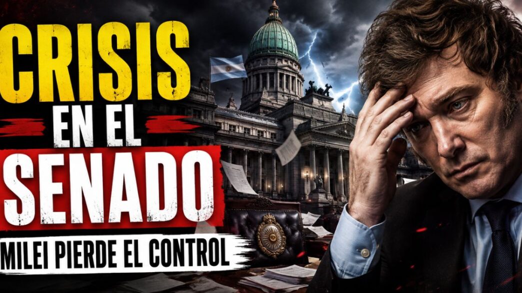 Crisis libertaria en el Senado: Javier Milei bajo presión frente al Congreso argentino