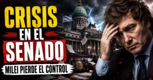 Crisis libertaria en el Senado: Javier Milei bajo presión frente al Congreso argentino