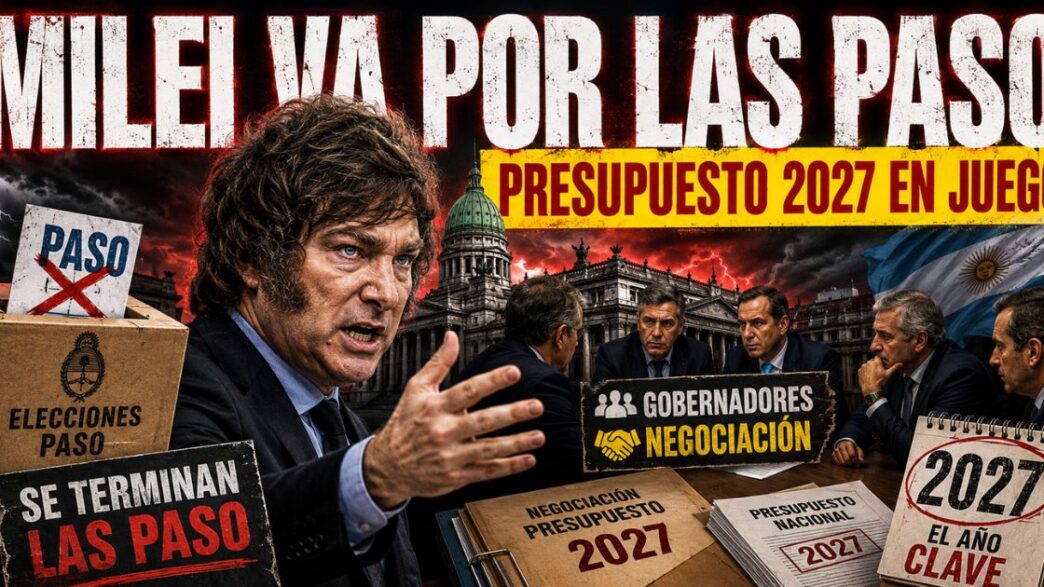 Eliminación de las PASO: Milei acelera la reforma electoral mientras negocia con gobernadores y pone en juego el Presupuesto 2027.