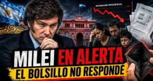 Imagen de Milei en alerta por la caída de su aprobación y la crisis del bolsillo argentino