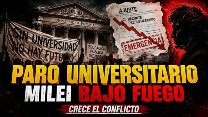 Paro universitario contra Milei: protesta por presupuesto y salarios en las universidades públicas argentinas