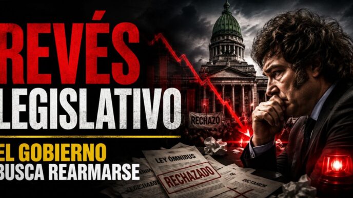 Revés legislativo de Milei: el Gobierno busca rearmarse tras el traspié en el Congreso argentino