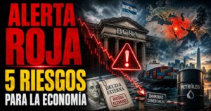 Alerta roja por cinco riesgos para la economía argentina advertidos por el Banco Central