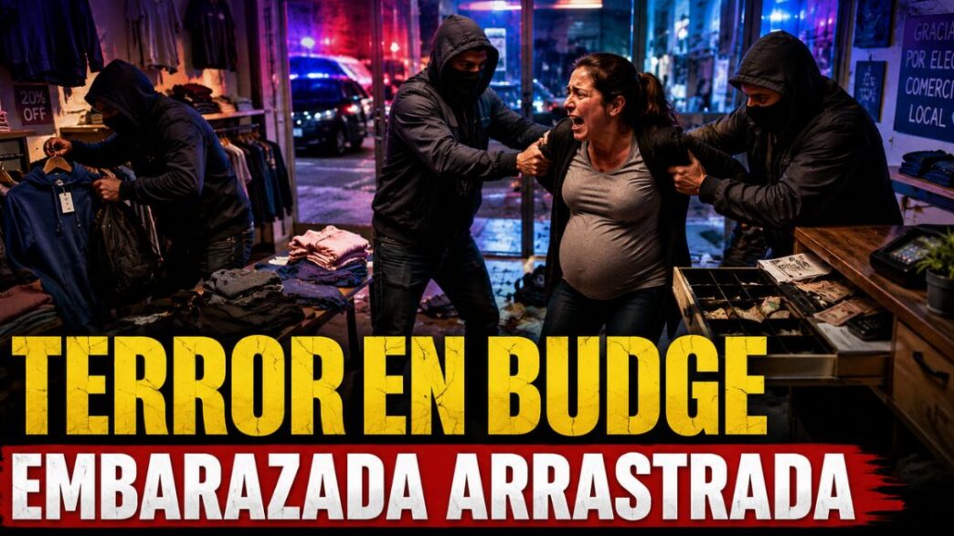 Robo en Ingeniero Budge: delincuentes atacan y arrastran a una mujer embarazada dentro de un comercio