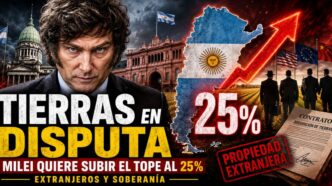 Milei y la venta de tierras a extranjeros con propuesta para elevar al 25% el límite de propiedad extranjera