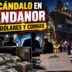 Efectivos de la Policía Federal custodiando fajos de billetes de 100 dólares secuestrados en las oficinas del astillero Tandanor.