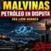 Plataforma petrolera operando en el yacimiento Sea Lion frente a las Islas Malvinas bajo bandera británica.