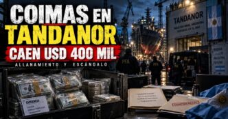 Allanamiento judicial y secuestro de casi 400 mil dólares en efectivo en el astillero Tandanor.