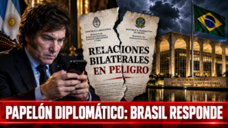 Palacio de Itamaraty en Brasilia tras el comunicado contra las agresiones de Javier Milei