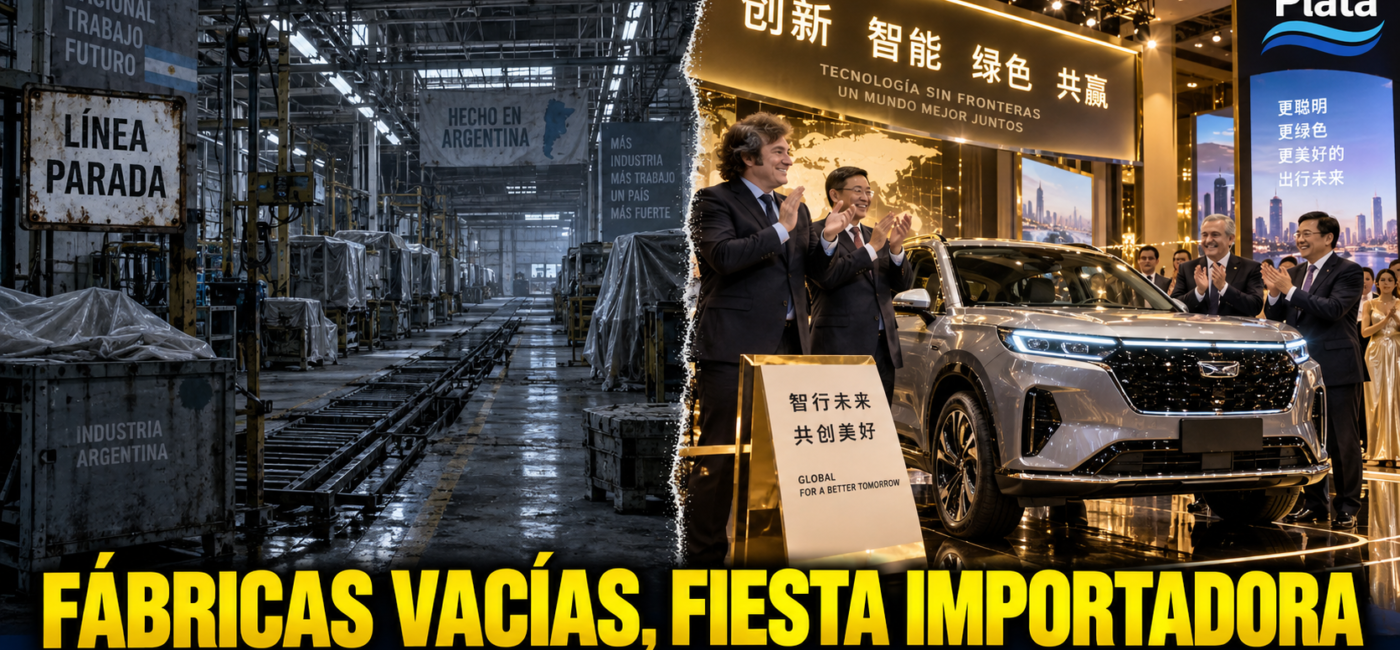 Industria automotriz cayó 15,7% y el Gobierno promueve autos chinos